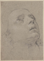 C 054
<br/>
Vrouwekop, opziend naar rechts (Deianira)
<br/>
<em>Reni, Guido (1575-1642)</em>